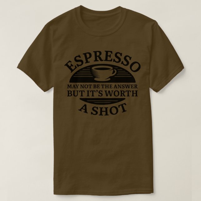 Espresso Shot T-Shirt (Design Front)