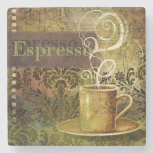Espresso Stone Coaster