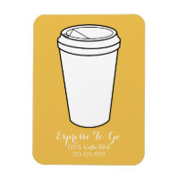 Espresso To-Go Business mustard background
