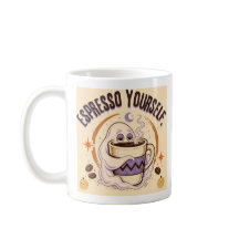 Espresso Yourself – Ghost Mug for Coffee Lovers