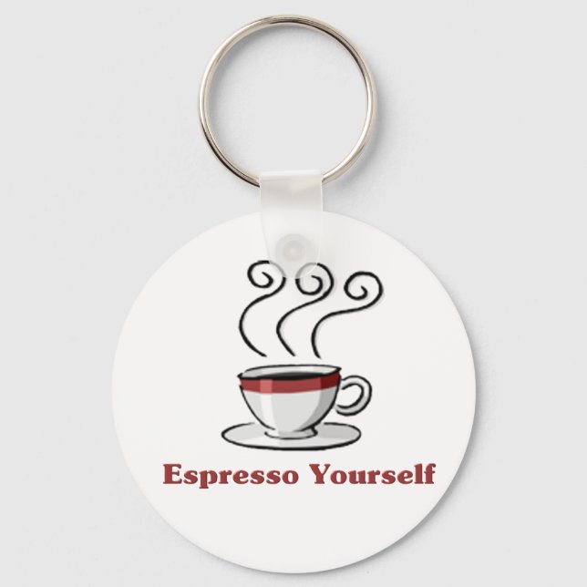 Espresso Yourself Key Ring (Front)