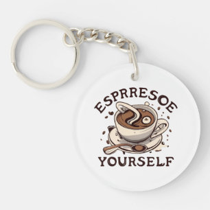 Espresso Yourself Key Ring