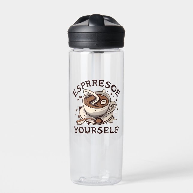 Espresso Yourself Water Bottle (Front)