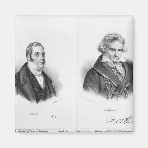 Esprit Auber  and Ludwig van Beethoven Magnet