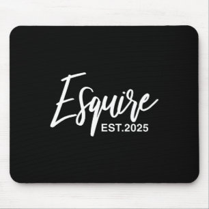 Esquire Est 2025 Future Lawyers Law Student Gradua Mouse Mat