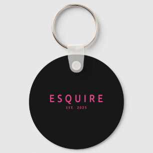 Esquire Est 2025 Women Lawyer Attorney Law School  Key Ring