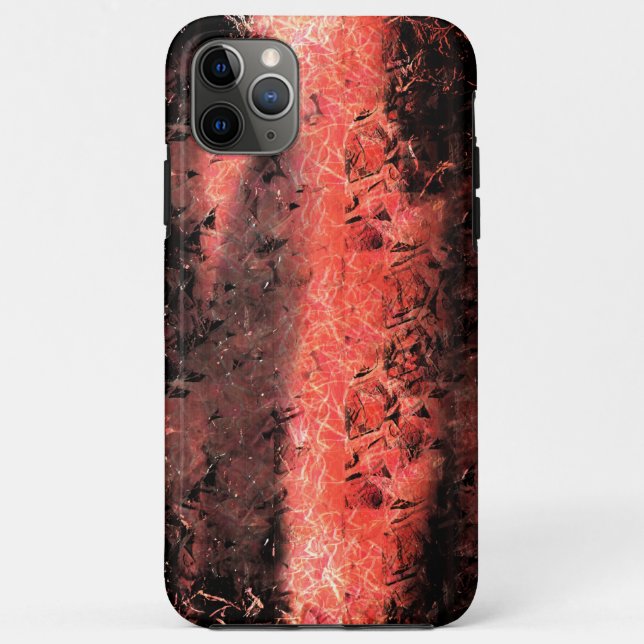 Esquisita textura coral avermelhado amassado Case-Mate iPhone case (Back)