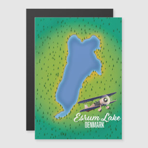 Esrum Lake Denmark travel map