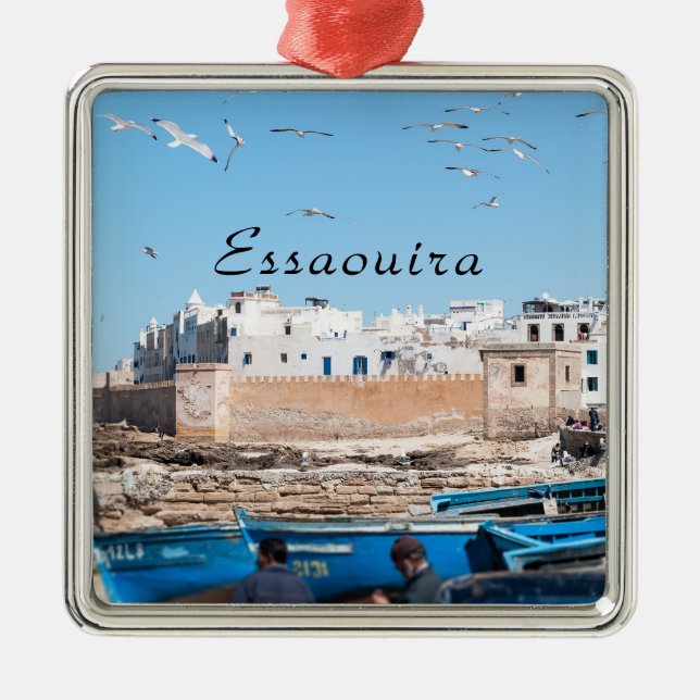 Essaouira - Morocco Metal Tree Decoration (Front)