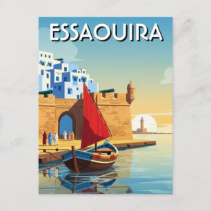 Essaouira Morocco Travel Postcard