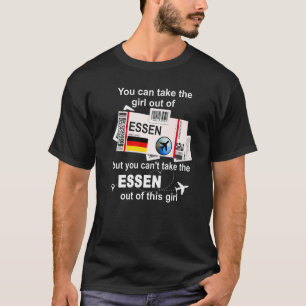 Essen Boarding Pass Essen Girl Essen T-Shirt