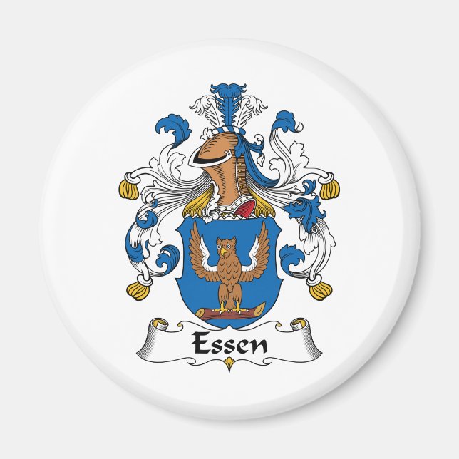 Essen Family Crest Magnet (Front)