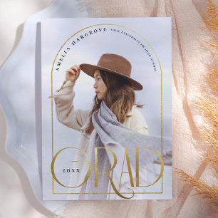 Essence Arch Photo Frame Graduation Announcement