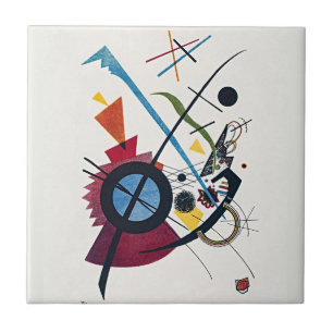 Essence of Art - Violet by Wassily Kandinsky Tile