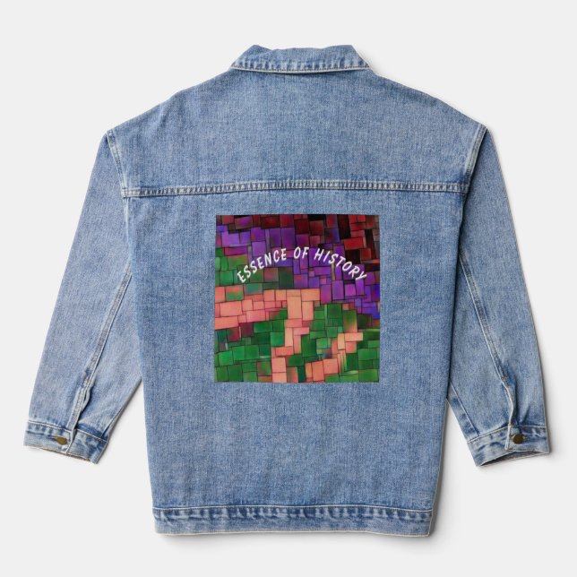 Essence of History T-Shirt Denim Jacket (Back)