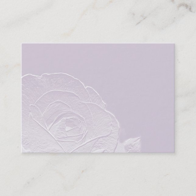 Essence of Rose Digital Art Business Card (Front)