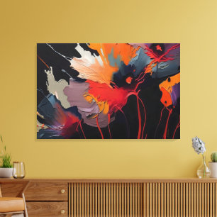 Essence Of The Garden I – Nocturnal Expression Canvas Print