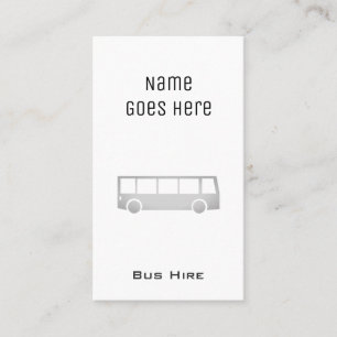 "Essential" Bus Hire Business Cards