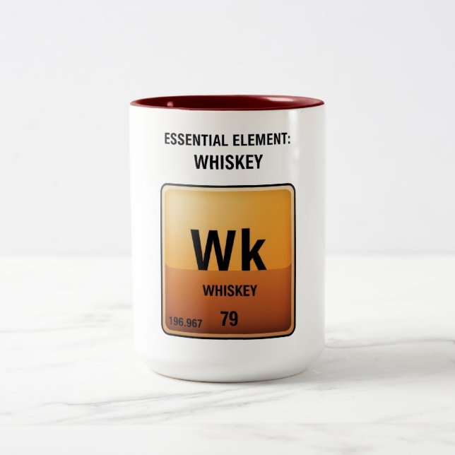 Essential Element Whiskey Two-Tone Coffee Mug (Center)