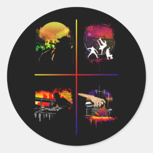 Essential Elements Classic Round Sticker