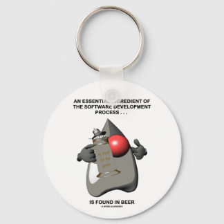 Essential Ingredient In Software Development Beer Key Ring