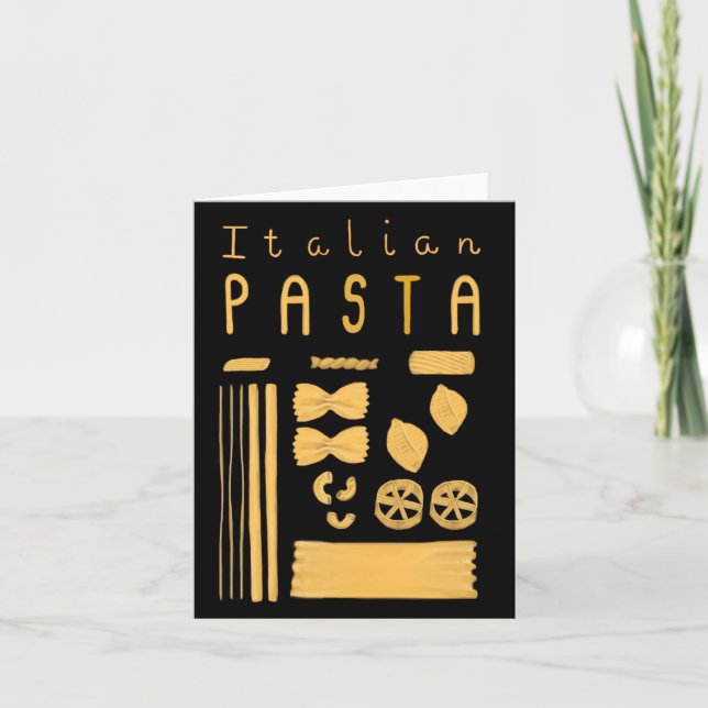 Essential Italy Notecard - Italian Pasta (Front)