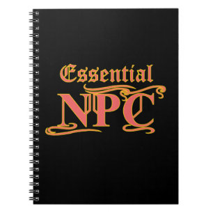 Essential NPC Do Not Maim Rob or Kill Funny RPG Notebook