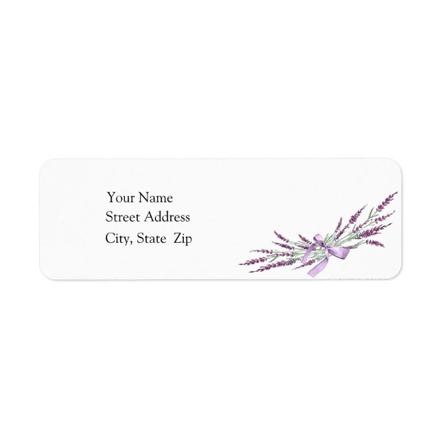 Essential Oil Business Return Address Labels (Front)