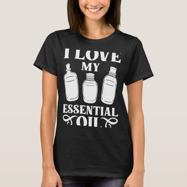 Essential Oil Diffuser Peppermint Aromatherapy Bot T-Shirt (Front)