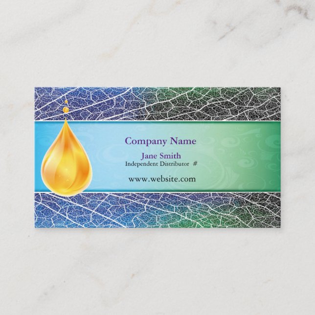 Essential Oil Distributor Business Card (Front)
