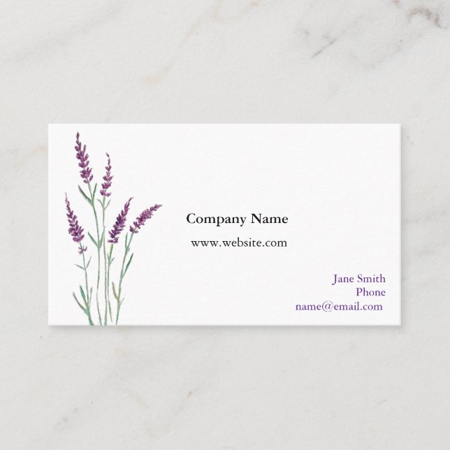 Essential Oil Distributor Business Card (Front)