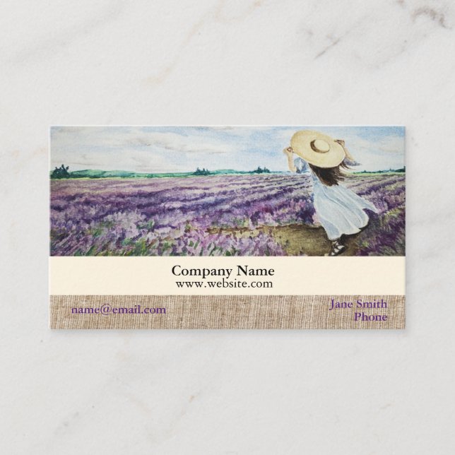 Essential Oil Distributor Business Card (Front)