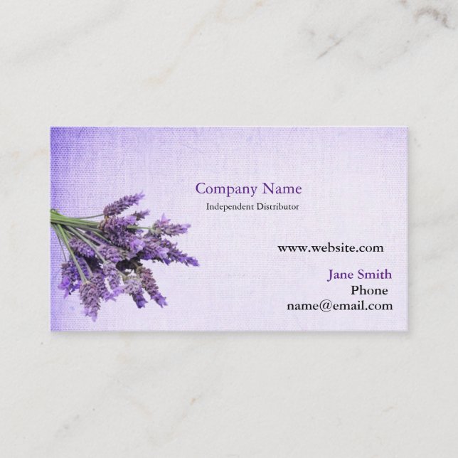 Essential Oil Distributor Business Card (Front)