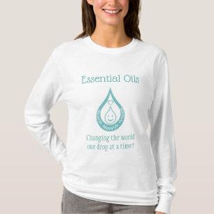 Essential Oil Drop Clever Quote T-shirt