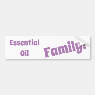Essential Oil Family Bumper Sticker