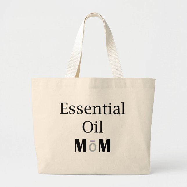 Essential Oil Mum Large Tote Bag (Front)