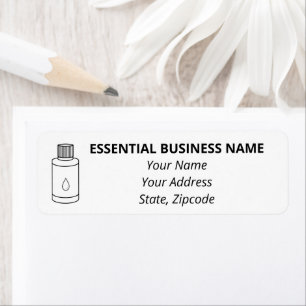 Essential Oil Return Address Label