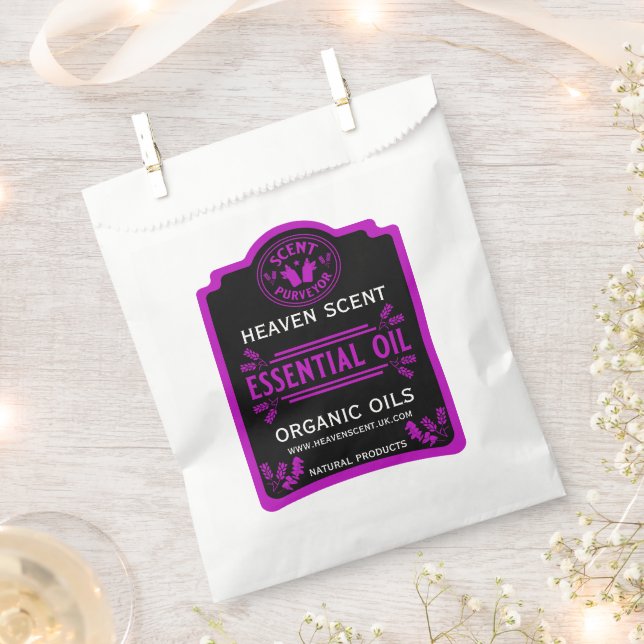 Essential Oil Scents Favour Bags (Clipped)