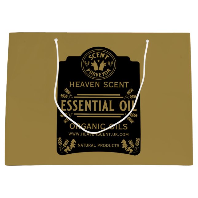 Essential Oil Scents Large Gift Bag (Front)