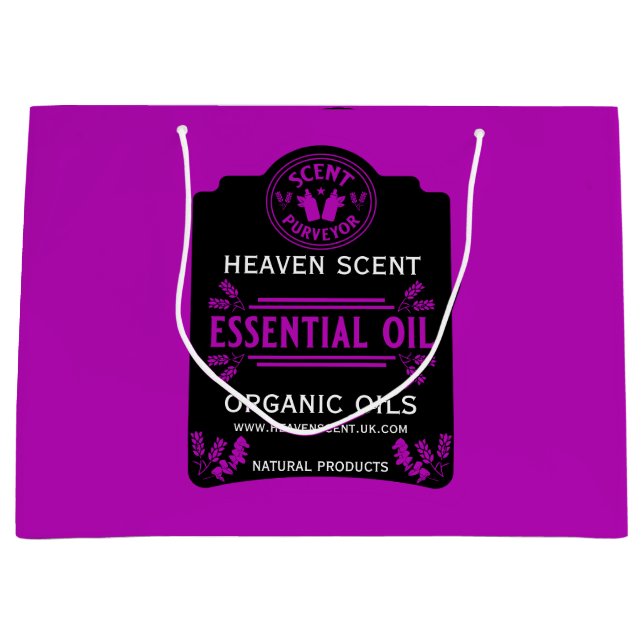 Essential Oil Scents Large Gift Bag (Front)