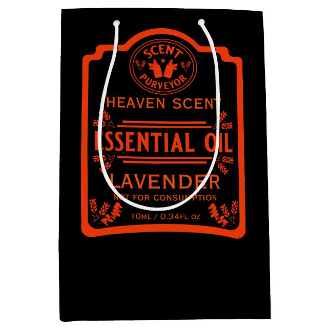 Essential Oil Scents Medium Gift Bag (Front)