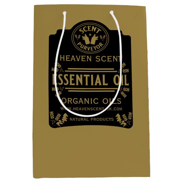 Essential Oil Scents Medium Gift Bag (Front)