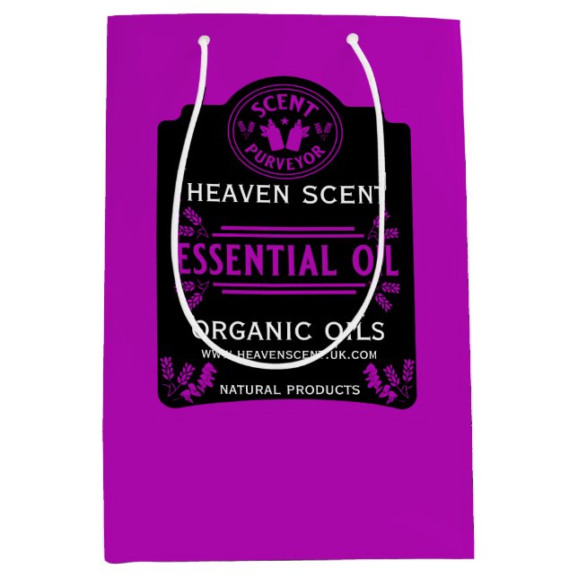 Essential Oil Scents Medium Gift Bag (Front)