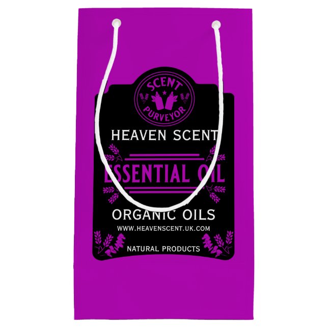 Essential Oil Scents Small Gift Bag (Front)