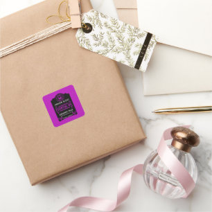 Essential Oil Scents Square Sticker