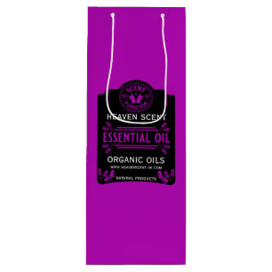 Essential Oil Scents Wine Gift Bag