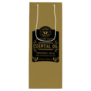 Essential Oil Scents Wine Gift Bag