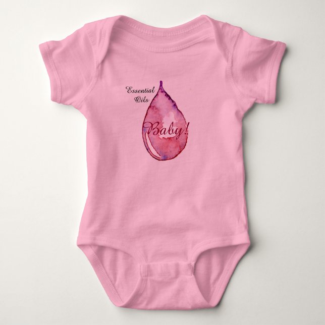 Essential Oils baby! Baby Bodysuit (Front)