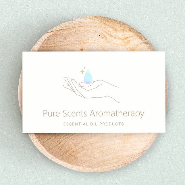 Essential Oils Fragrance Aromatherapy Business Card (Creator Uploaded)