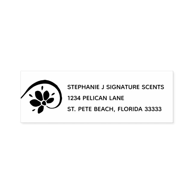 Essential Oils Healing Business Return Address Self-inking Stamp (Design)